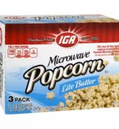 Iga Popcorn Lite Butter Microwave 10 oz