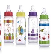 Nuby Baby Bottle Printed Non Drip 8oz